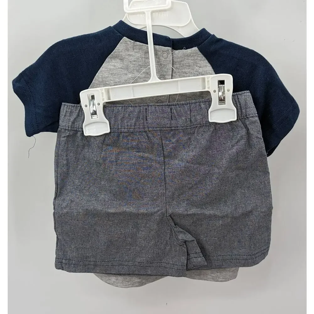 Quiltex Taco 'Bout Cute Two Piece Outfit 18 Months T Shirt Shorts Set toddler